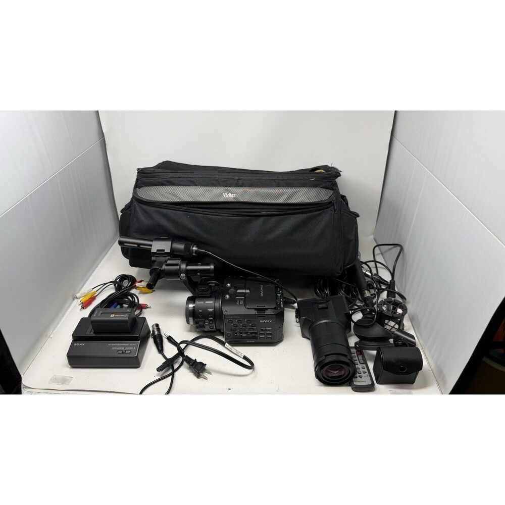 Sony NEX-FS100U Super 35mm Sensor Camcorder With Case and Accessories